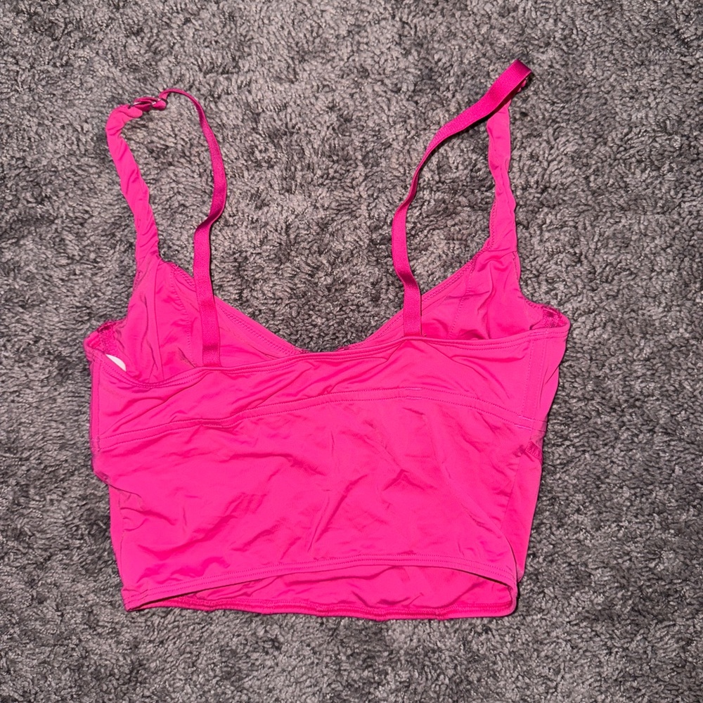 Abercrombie & Fitch Pink Corset Top - Picture 3 of 4